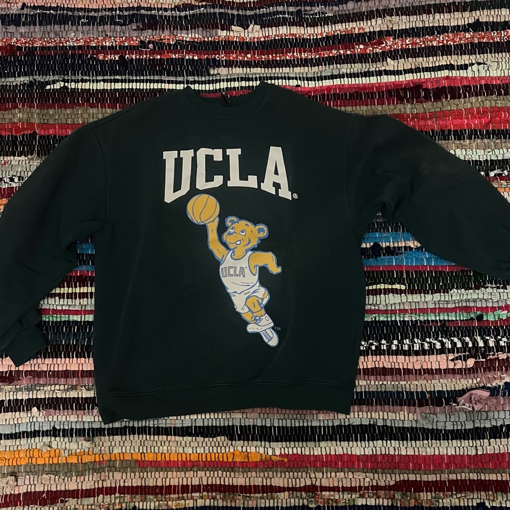 Forest Green UCLA Women's Oversized Sweater H&M